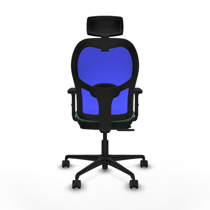 PIQUERAS Y CRESPO Silla de oficina Jorquera con mecanismo Sincro/Traslack Verde esmeralda y Azul PIQUERAS Y CRESPO Silla de oficina Jorquera con mecanismo Sincro/Traslack Verde esmeralda y Azul