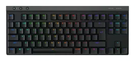 Logitech G G515 Lightspeed TKL Teclado Gaming Mecánico Inalámbrico RF + Bluetooth, Tenkeyless, Retroiluminación RGB, Switch GL Tactile, QWERTY Internacional EE.UU., Negro