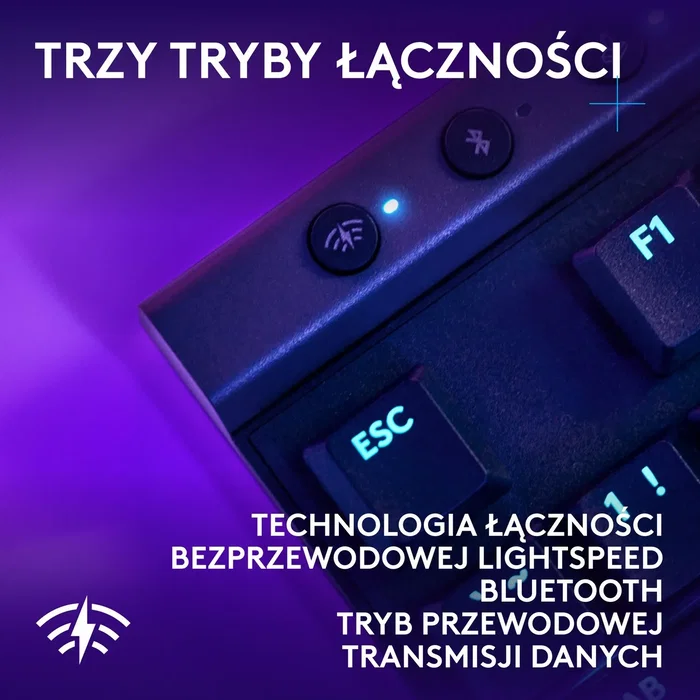 Logitech G515 Lightspeed TKL GL Tactile Negro