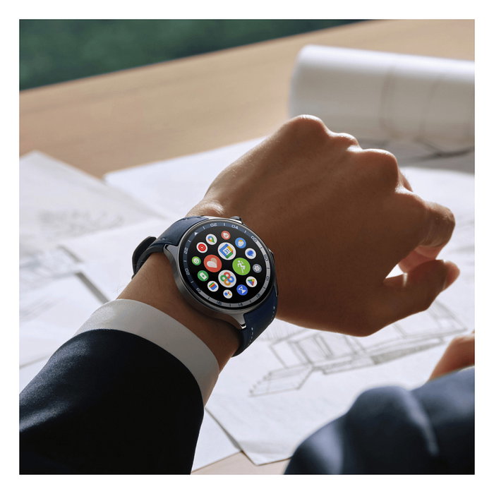 OnePlus OnePlus Watch 2 Reloj Inteligente Azul para Hombre y Mujer, Pantalla AMOLED Táctil de 1.43" (3.63 cm), GPS, Wear OS, 32GB, Resistencia IP68, 500 mAh