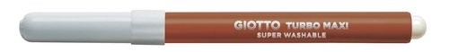 Rotulador Fibra Giotto Turbo Maxi Marron Claro (Set de 12) Rotulador Fibra Giotto Turbo Maxi Marron Claro (Set de 12)