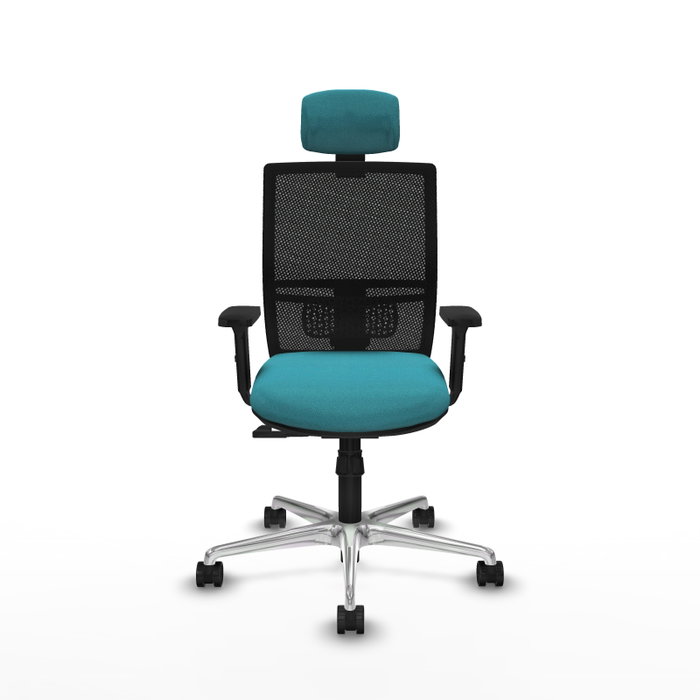 PIQUERAS Y CRESPO Silla de oficina Yunquera Turquesa y Negro PIQUERAS Y CRESPO Silla de oficina Yunquera Turquesa y Negro