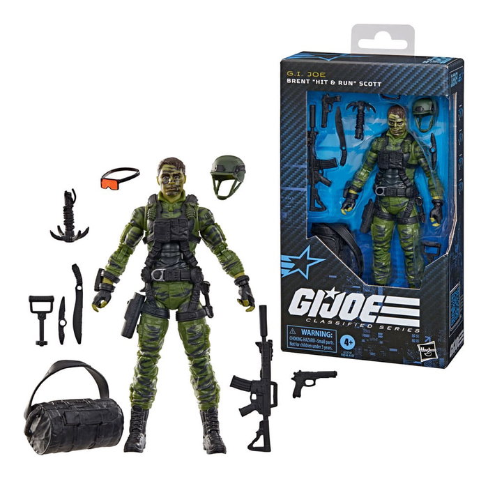 Hasbro G.I. Joe Classified Series Figura Brent Hit & Run Scott 15 cm
