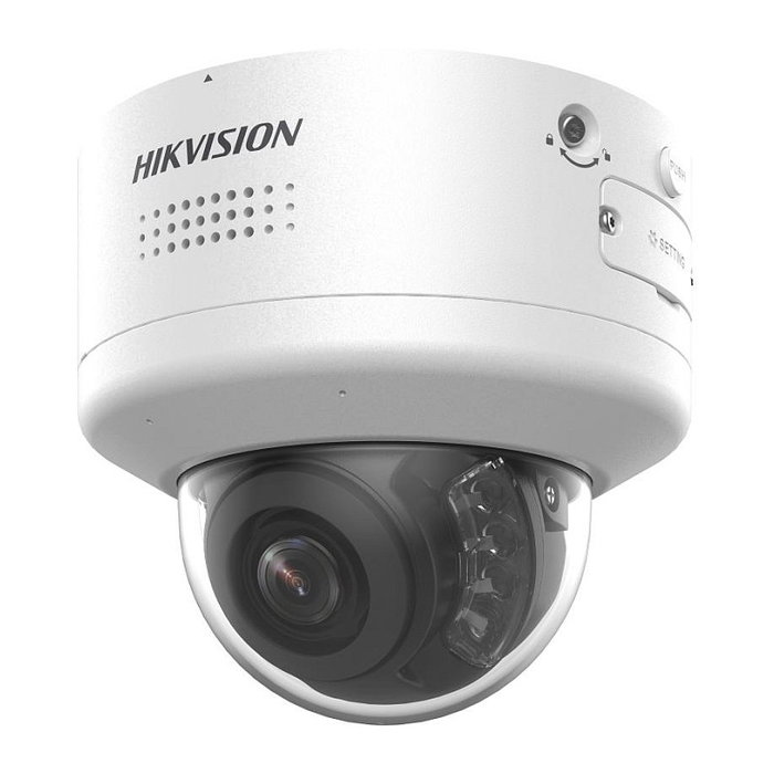 Hikvision DS-2CD2787G2H-LIPTRZS2U/SL Cámara IP PTZ Domo 8MP 4K, Luz Híbrida, Int/Ext, IP66, WDR 120dB, Ángulo 112.3-41.2°, Alcance 220m, Visión Nocturna 40m, PoE