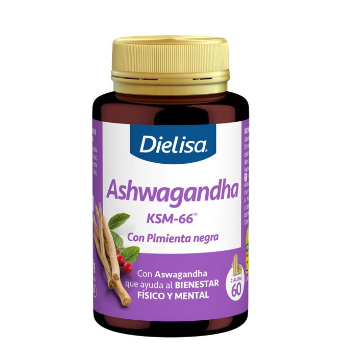 DIELISA Ashwagandha KSM-66® BIO 60 cápsulas DIELISA Ashwagandha KSM-66® BIO 60 cápsulas