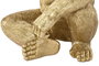 DKD Home Decor Figura de Gorila Dorado en Resina