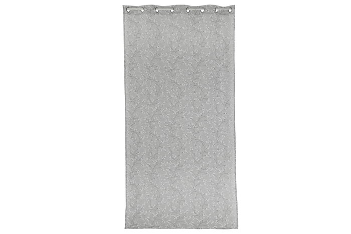 DKD Home Decor Cortina Romantico Gris Claro 260 x 140 cm (2 Unidades) DKD Home Decor Cortina Romantico Gris Claro 260 x 140 cm (2 Unidades)