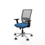PIQUERAS Y CRESPO Silla de oficina Haches Azul claro y Gris