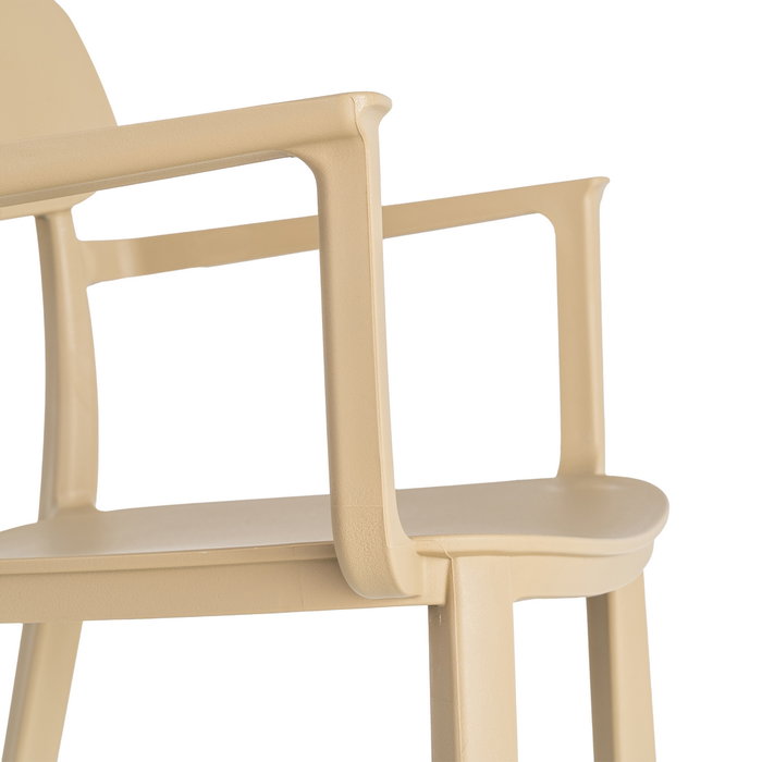 Silla Apilable Caqui Pp Contract 51,50 X 51 X 80 cm (Set de 2)