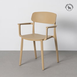 Silla Apilable Caqui Pp Contract 51,50 X 51 X 80 cm (Set de 2)