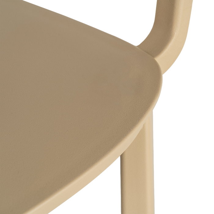 Silla Apilable Caqui Pp Contract 51,50 X 51 X 80 cm (Set de 2)