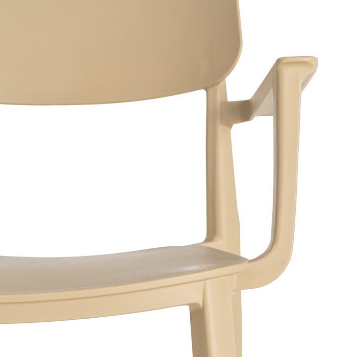 Silla Apilable Caqui Pp Contract 51,50 X 51 X 80 cm (Set de 2)