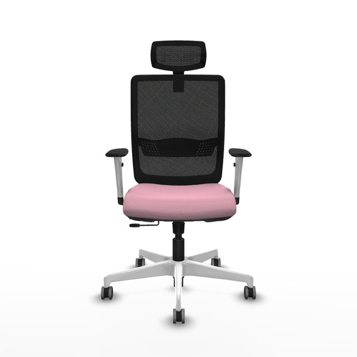 PIQUERAS Y CRESPO Silla de oficina Haches Rosa y Negro PIQUERAS Y CRESPO Silla de oficina Haches Rosa y Negro
