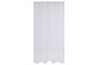 DKD Home Decor Cortina Boho Blanco 260 x 140 cm (2 Unidades) Poliester con 8 Anillas