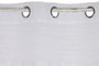 DKD Home Decor Cortina de Poliéster 140x260 cm Blanca con 8 Anillas