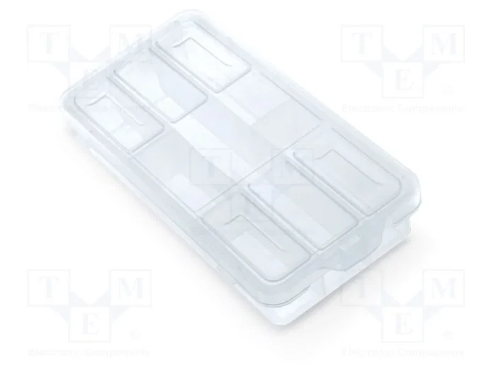 KISTENBERG Contenedor KNOX transparente con particiones KISTENBERG Contenedor KNOX transparente con particiones