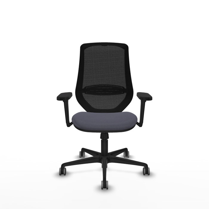 PIQUERAS Y CRESPO Silla de oficina Mardos con mecanismo Sincro, Gris oscuro y Negro PIQUERAS Y CRESPO Silla de oficina Mardos con mecanismo Sincro, Gris oscuro y Negro