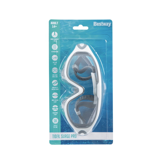 Bestway Máscara de Buceo Correo de Silicona Antivaho Color Surtido +14 Años Playa y Piscina Bestway 21194