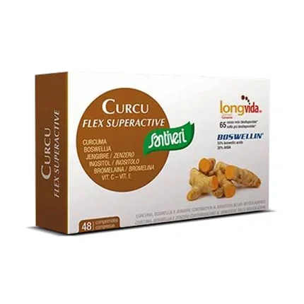 SANTIVERI Curcu Flex Superactive 48 comprimidos