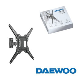 DAEWOO Soporte de TV 23-55 Pulgadas, Inclinación 5-8 Grados, Brazo 90 Grados, Capacidad 30kg, Perfil 60mm-208mm