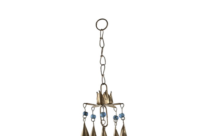 DKD Home Decor Decoración Colgante Metal Flor Loto Dorado 9x9x80 cm DKD Home Decor Decoración Colgante Metal Flor Loto Dorado 9x9x80 cm