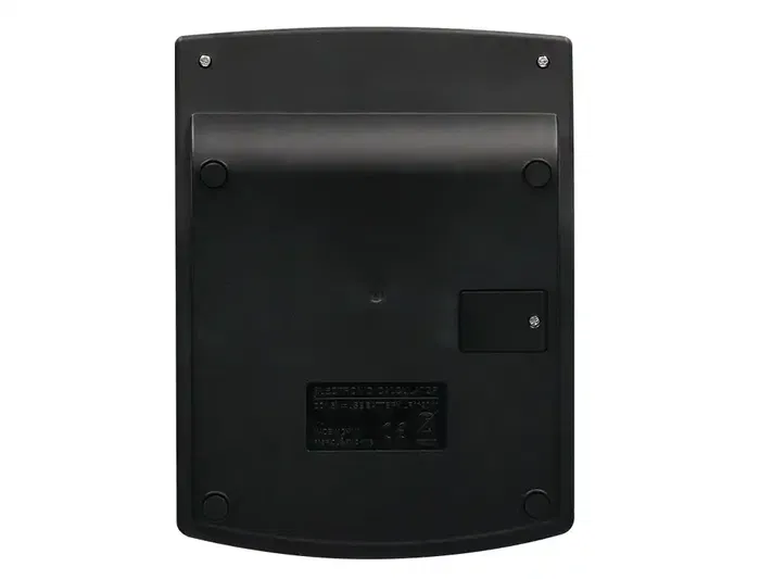 Liderpapel Calculadora sobremesa xf27 12 dígitos, solar y pilas, color negro