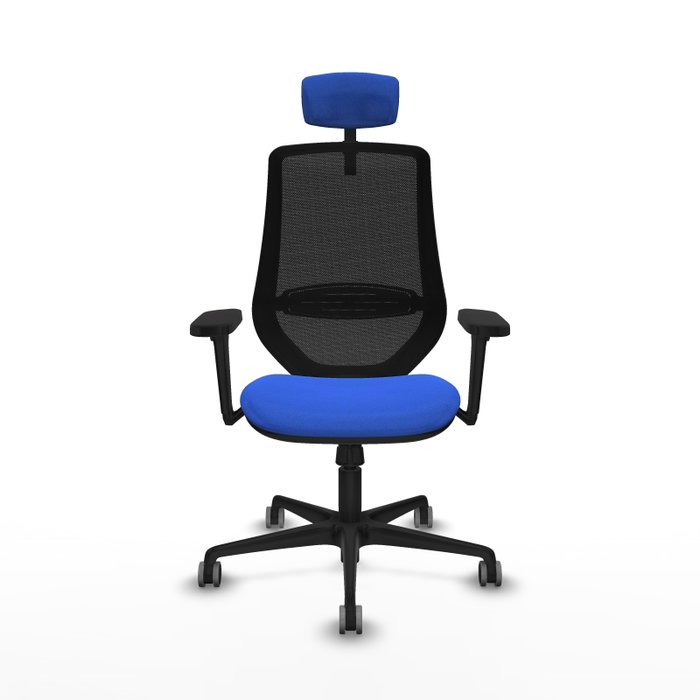 PIQUERAS Y CRESPO Silla de oficina Mardos con mecanismo Sincro, Azul y Negro PIQUERAS Y CRESPO Silla de oficina Mardos con mecanismo Sincro, Azul y Negro