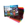 Sadipal Bloc de Manualidades de Papel Celofán, 10 Hojas, Colores Surtidos