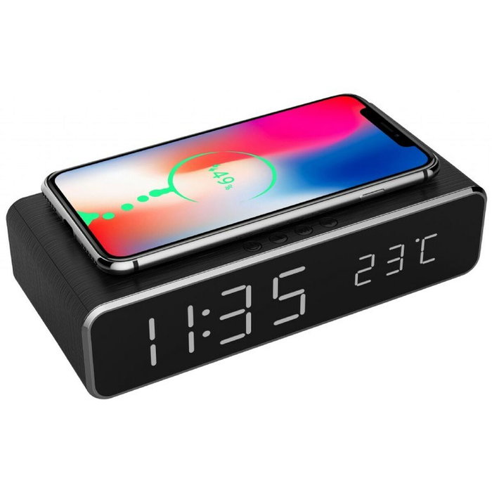 Gembird DAC-WPC-01 Reloj Despertador Digital Negro Gembird DAC-WPC-01 Reloj Despertador Digital Negro