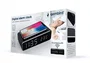 Gembird DAC-WPC-01 Despertador Digital Reloj con Carga Inalámbrica para iPhone y Galaxy, Pantalla LCD, Alarma Dual, Temperatura, Negro