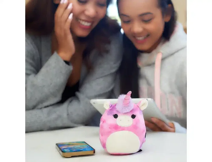 Wondee Altavoz Squishmallow de Peluche Lola el Unicornio Wondee Altavoz Squishmallow de Peluche Lola el Unicornio