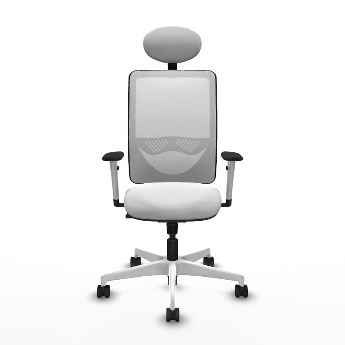 PIQUERAS Y CRESPO Silla de oficina Zulema con mecanismo Sincro color Blanco