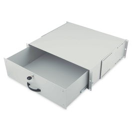 Digitus Cajón de Red 3HE 483mm Gris Bloqueable para Armarios de Redes