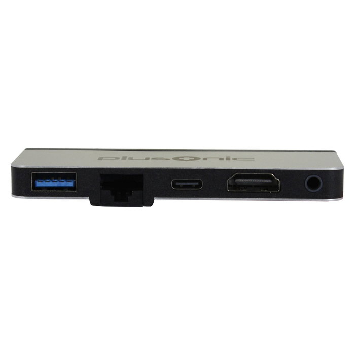 Plusonic Z Plusonic Docking Adapter/Hub para Microsoft Surface Go, 5 en 1 con USB 3.0, RJ45, HDMI, Type-C y AUX