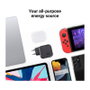 Green Cell Cargador GaN 65W con 2x USB-C y 1x USB-A Negro