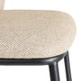 Ixia Silla Espiga Beige Tejido-Metal Contract
