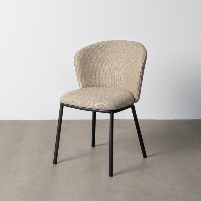 Ixia Silla Espiga Beige Tejido-Metal Contract Ixia Silla Espiga Beige Tejido-Metal Contract