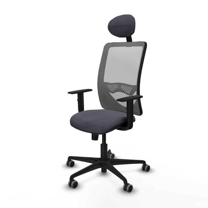 PIQUERAS Y CRESPO Silla de oficina Zulema con Mecanismo Sincro, Gris PIQUERAS Y CRESPO Silla de oficina Zulema con Mecanismo Sincro, Gris