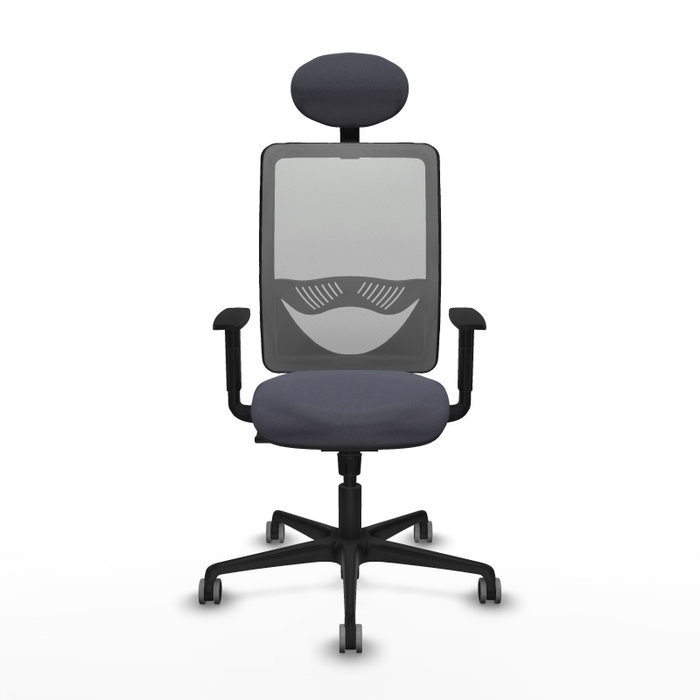 PIQUERAS Y CRESPO Silla de oficina Zulema con Mecanismo Sincro, Gris PIQUERAS Y CRESPO Silla de oficina Zulema con Mecanismo Sincro, Gris