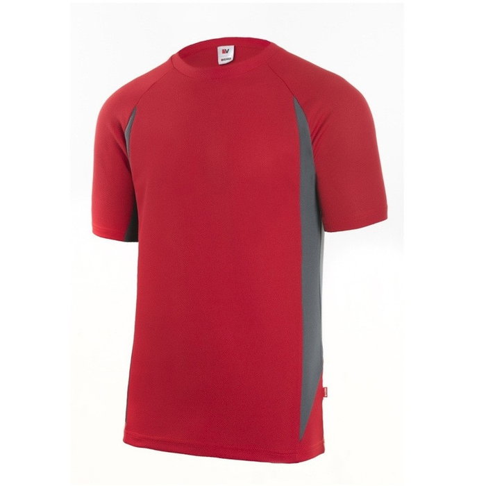 VELILLA Camiseta Técnica Bicolor Manga Corta Marino Naranja Talla S