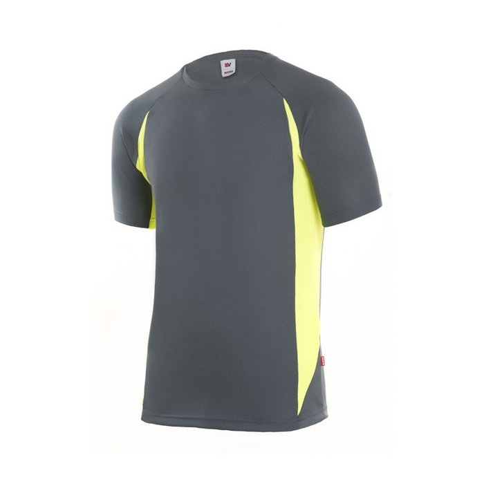 VELILLA Camiseta Técnica Bicolor Manga Corta Marino Naranja Talla S
