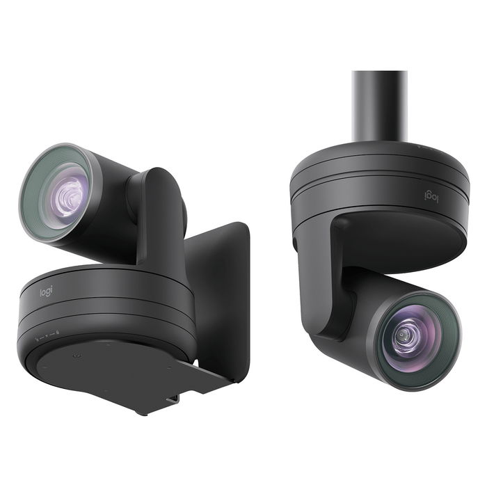 Logitech 991-000553 Streamline Kit - Graphite, Cámara Full HD con Zoom 15x y Ángulo de Visión 90°, Color Negro