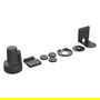 Logitech 991-000553 Streamline Kit - Graphite, Cámara Full HD con Zoom 15x y Ángulo de Visión 90°, Color Negro