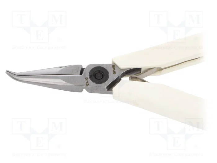 LINDSTRÖM Alicates de punta semi-redonda acodados ESD 129mm