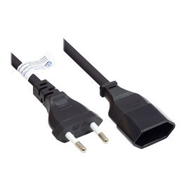 GoodConnections Cable de alimentación Alcasa P0300-S020 negro 2m