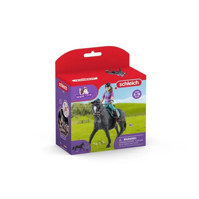 Schleich 42541 Horse Club Lisa y Storm, Figura de Juguete de Caballo