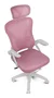 Drift DRAIR35 Silla Gaming Ergonómica con Respaldo de Malla, Color Blanco y Rosa, Reposabrazos Abatibles, Inclinación 90-120°, Soporta 120 kg
