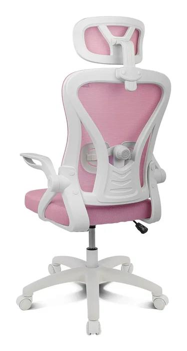 Drift DRAIR35 Silla Gaming Ergonómica con Respaldo de Malla, Color Blanco y Rosa, Reposabrazos Abatibles, Inclinación 90-120°, Soporta 120 kg