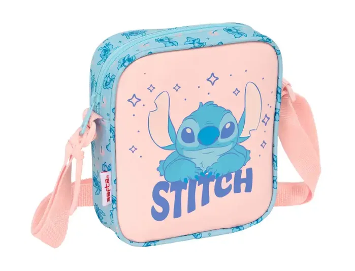 SAFTA Bolso bandolera Ohana Stitch Disney ajustable SAFTA Bolso bandolera Ohana Stitch Disney ajustable