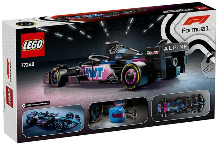 LEGO Speed Champions BWT Alpine F1 Team A524 Race Car 77248